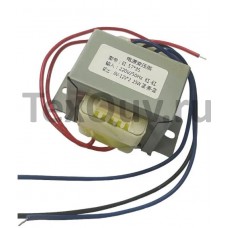 Трансформатор питания, сердечник El 57-35, 50Гц, понижение с 220В до 2х12В, 1А-25Вт