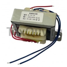 Трансформатор питания, сердечник El 76-25, 50Гц, понижение с 220В до 18В, 1.6А-30Вт