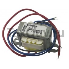 Трансформатор питания, сердечник El 41-17, 50Гц, понижение с 220В до 2х12В, 0.25А-3Вт