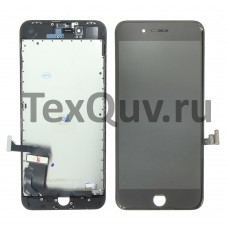 Дисплей с тачскрином для Apple iPhone 8 Plus Черный Переклейка 100% оригинал (C11)