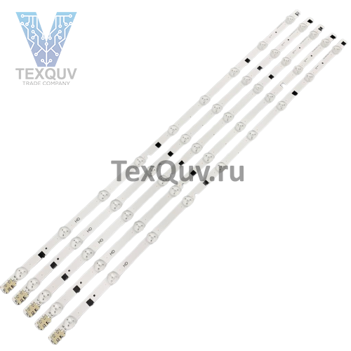 Подсветка 32" 3V / 9 led / (комплект 5 шт) 650mm D2GE-320SC0-R3