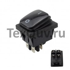 Переключатель KCD4-130/4PN FS черный