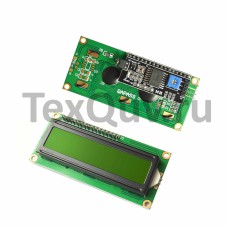 LCD1602 Символьный дисплей 16х2 Зелёный с I2C/IIC конвертером