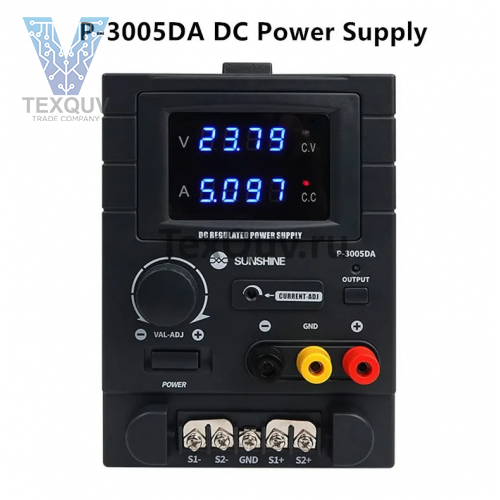 Регулируемый источник питания Sunshine P-3005DA, 30 В, 5 А