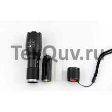 Фонарик XML T6, светодиодный перезаряжаемый, мощностью 4000 люмен с аккумулятором 18650