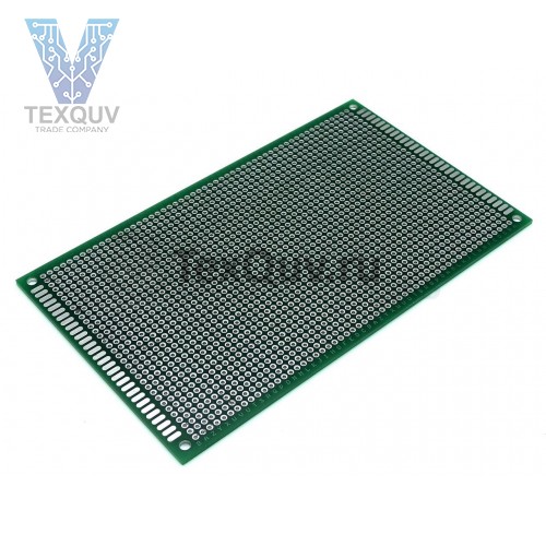 Монтажная плата двухсторонняя 9х15