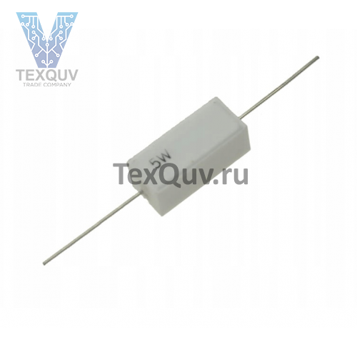 Резистор керамический SQP-5W8R2J (5Вт, 8,2 Ом, 5%)