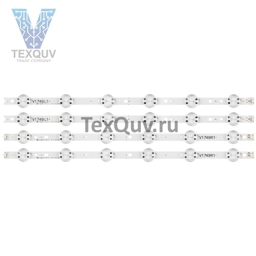 Подсветка 49" 3V / 6 led / 2 pin (комплект 4 шт) 1020mm 6916L-2862A (2L1+2R1)