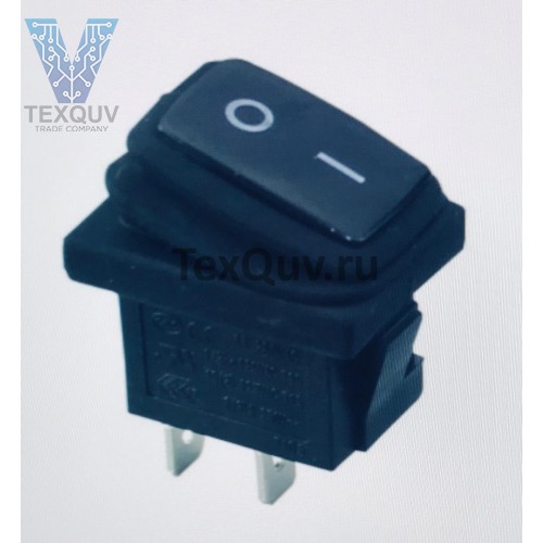 Выключатель KCD1 2PIN 6A-250V (ON-OFF) влагозащита