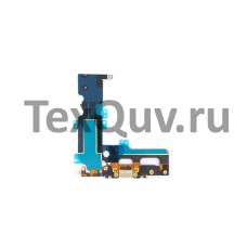 Шлейф с разъемом зарядки для Apple iPhone 7 Plus Белый