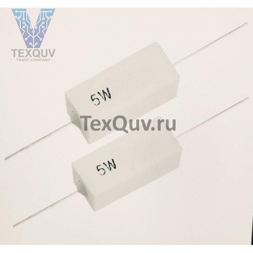 Резистор керамический SQP-5W4R7J (5Вт, 4.7 Ом, 5%)