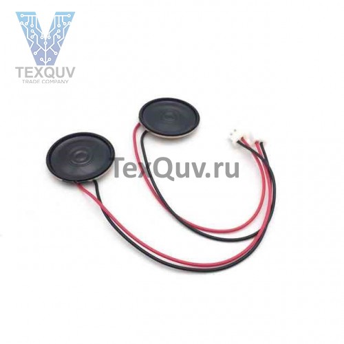 Динамик 8Ом 23мм, толщина-5мм с проводом