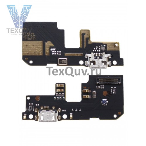 Шлейф с разъемом зарядки для Xiaomi Redmi 5 Plus