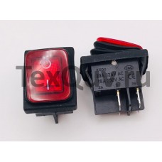 Переключатель KCD4-130/4PN FS красный