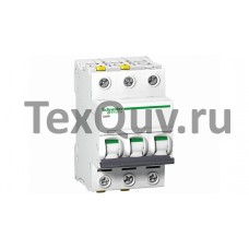 Автоматические выключатели Schneider Electric 3-полюсной C20А iC60N 6кА