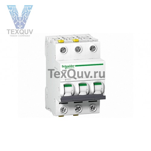 Автоматические выключатели Schneider Electric 3-полюсной C20А iC60N 6кА