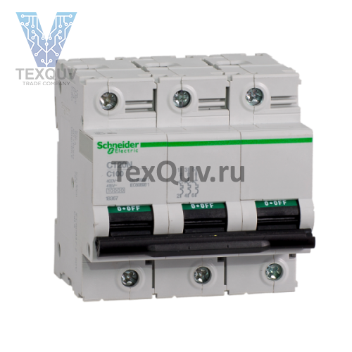 Автоматические выключатели Schneider Electric 3-полюсной C100А C120N 10кА