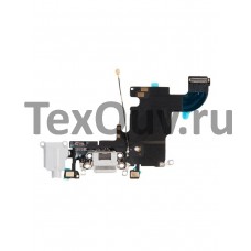 Шлейф с разъемом зарядки для Apple iPhone 6S Белый