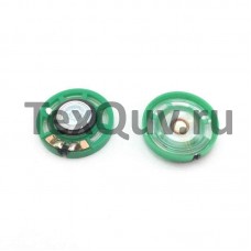 Мини-Динамик Зеленый Ультратонкий 32Ом 0,25Вт 29мм диаметр динамика-29мм, толщина-9мм