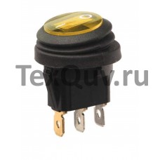 Переключатель KCD1-202FS Y/3PN (ON-OFF)