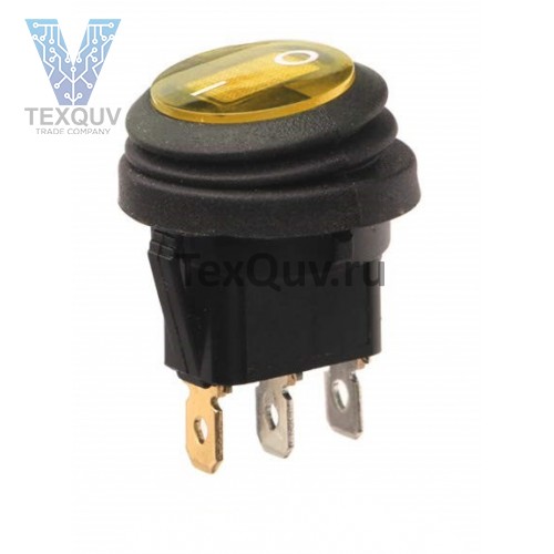 Переключатель KCD1-202FS Y/3PN (ON-OFF)