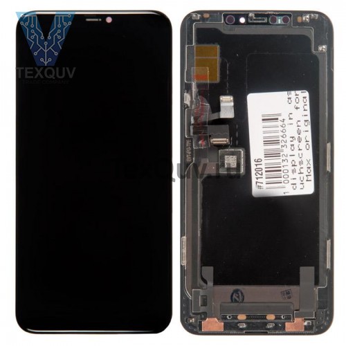 Дисплей с тачскрином для Apple iPhone 11 Pro Max Черный Переклейка 100% оригинал