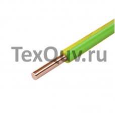 Провод ПуВнг(А)-LS 6,0 Зелено-желтый