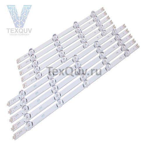 Подсветка 50" 6V / 4/5 led / (комплект 10шт) LG 6916L-1982A 1027mm (5A+5B)