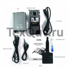 Паяльная станция для ремонта мобильных телефонов GVM T245, 130Вт
