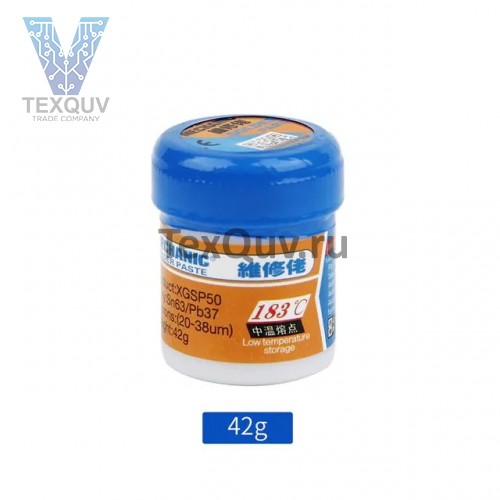 Паяльная паста MECHANIC XGSP-50 42г, 183C