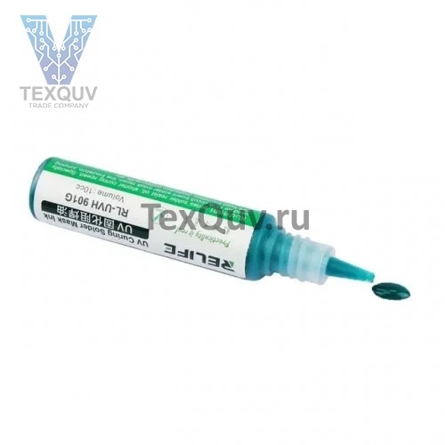 Защитный лак для плат RELIFE RL-UVH 901G, 10ml, зеленый