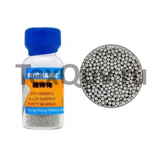 Шарики для пайки (реболлинга) BGA микросхем Mechanic Sn63Pb37 (0.5 мм, 10 000 шт.)