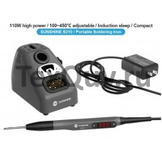 Паяльник портативный SUNSHINE S210, 110Вт, с автоматическим переходом в спящий режим (евро вилка)