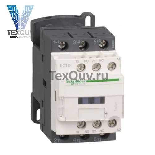 Контактор Schneider Electric TeSys LC1D18M7, 3P, 18A, НЗ+НО, 220VAC, 50-60Гц