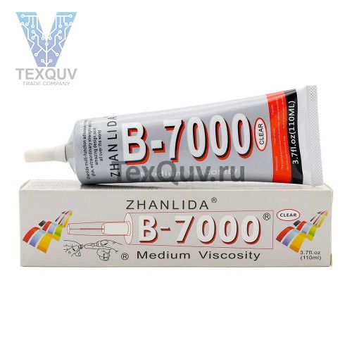 Клей герметик универсальный ZHANLIDA B-7000 (прозрачный) 110мл