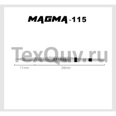 Жало MAGMA C115-IS, совместимая с рукояткой паяльной станции JBC Sugon/Aifen/Aixun