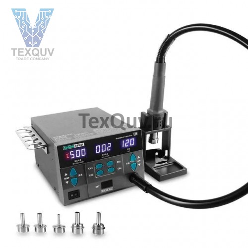 Паяльная станция SUGON 8610DX, 1000Вт, паяльный фен