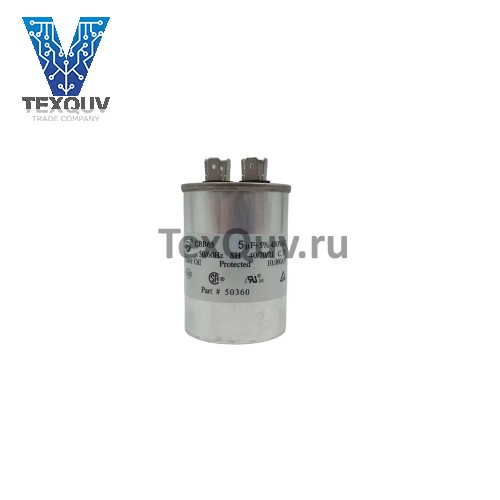 CBB-65 5мкФ-450В пусковой конденсатор с клеммами (70х50мм)