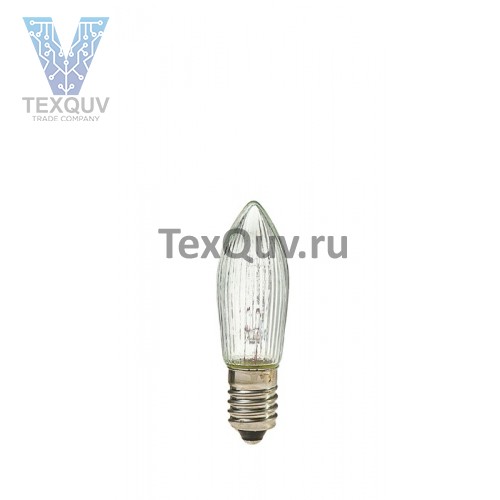 Лампа для Рождественских горок 14V (Вольта), 3W (Ватта), C13x45мм Е10