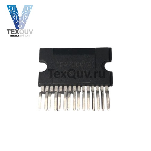 Микросхема TDA7266SA, УНЧ 2х7Вт, корпус Clipwatt15