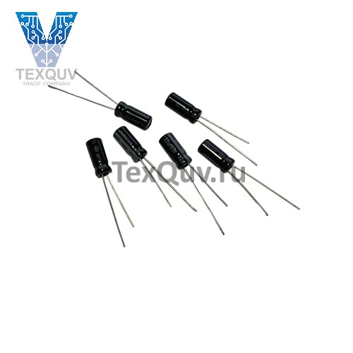 Конденсатор электролитический 22мкФ-63В/22uF-63V, 5/11мм