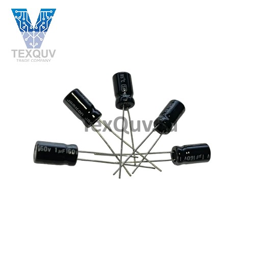 Конденсатор электролитический 1мкФ-160В/1uF-160V, 6/11мм