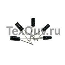 Конденсатор электролитический 22мкФ-25В/22uF-25V, 5/11мм