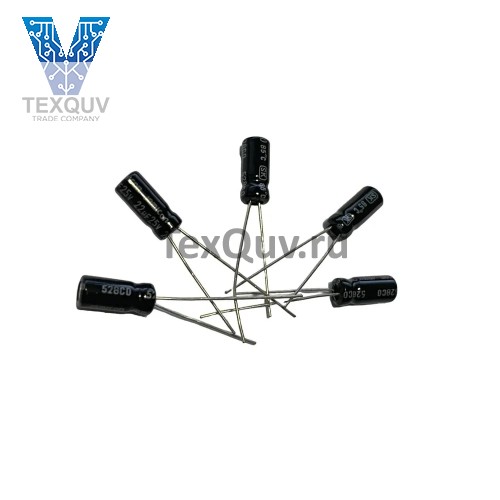 Конденсатор электролитический 22мкФ-25В/22uF-25V, 5/11мм