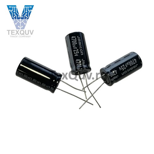 Конденсатор электролитический 4700мкФ-25В/4700uF-25V, 16/32мм