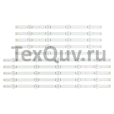 Подсветка 49" 6V / 9 led / (комплект 10 шт) AGF78402201 (5A+5B)