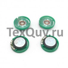 Мини-Динамик Зеленый Ультратонкий 32Ом 0,25Вт 21мм диаметр динамика-21мм толщина-9мм