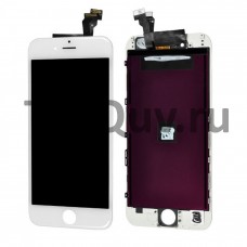 Дисплей с тачскрином для Apple iPhone 6G Черный Переклейка 100% оригинал