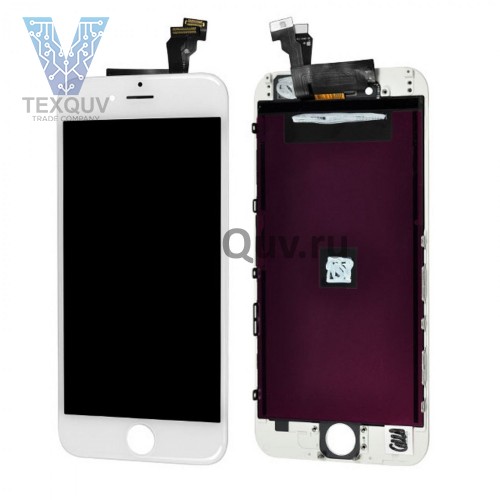 Дисплей с тачскрином для Apple iPhone 6G Черный Переклейка 100% оригинал