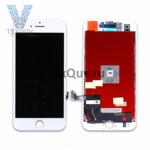 Дисплей с тачскрином для Apple iPhone 8 Plus Белый Переклейка 100% оригинал (DTP)